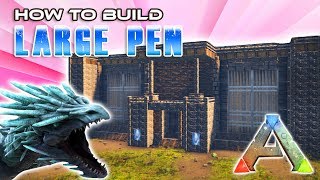 Large Pen How To Build  Ark Survival [upl. by Schwartz474]