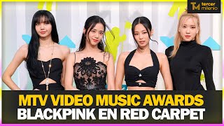 MTV VMAs 2022 Lo MEJOR de la llegada de BLACKPINK al RED CARPET [upl. by Carlene191]