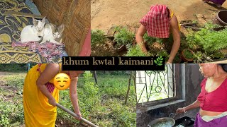 Tini le lwngka lengha🥵🥵 khum chara khy mani🌿🌸 my daily vlog😁 [upl. by Trudi508]