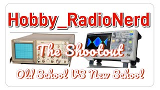 Siglent SDS 1104XE Super Phosphor Display vs Tektronix 2235 CRT display [upl. by Sirdna]