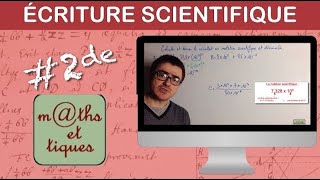 Effectuer un calcul de puissance Ecriture scientifique  Seconde [upl. by Ynaffyt583]