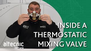 How does it work  Inside a Thermostatic Mixing Valve TMV [upl. by Jovia964]