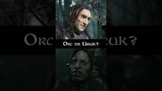 Orcs vs Uruks  Whats the Difference ringsofpower lordoftherings lotr ringsofpowerseason2 [upl. by Sitof]