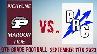 Picayune 9th Grade Football Vs PRC 91123 [upl. by Maiocco234]