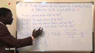 Exercices  Terminale  Mathématiques  Probabilité Bac 2004 Serie S [upl. by Bar]