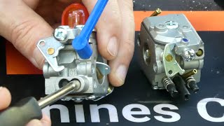 Adjusting a 2 Stroke Small Engine Carburetor with Hipa Carb Adjustment Kit [upl. by Adnerol556]