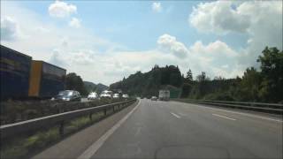 From Feuerthalen to Regensdorf  Autobahn  Switzerland  082010 [upl. by Furey325]