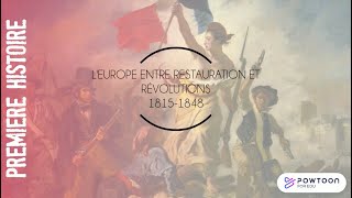 PREMIERE  LEurope entre restauration et révolutions 18141848 [upl. by Trebreh]