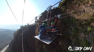 The sky cafe  The cliff  Kushma Nepal [upl. by Githens265]