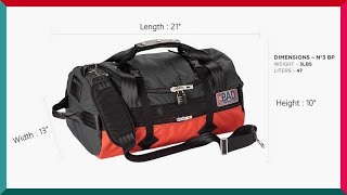 Best Travel Bag  quotBADquot Best American Duffel Bag  3 Review [upl. by Adohr]