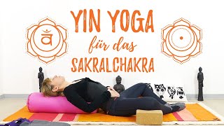 Sakralchakra Yin Yoga  Kreativität und Sinnlichkeit  50 min [upl. by Jeremias]