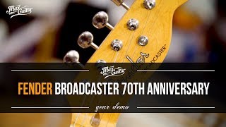 The allnew Fender Broadcaster 70th Anniversary demo [upl. by Masuh212]