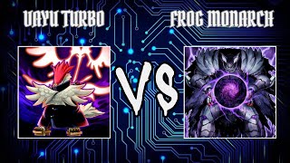 TurnaVayu Turbo vs RaysaberFrog Monarch  Yugioh Edison Format  Dueling Book [upl. by Firooc528]