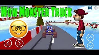 Crazy Colourful Monster truck Game😱 ॥ Car Stunt 3D 🤥 Stage 19 [upl. by Infield]