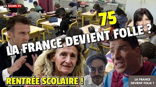 La France devient folle  75 RENTRÉE SCOLAIRE Actualités française du 01092024 [upl. by Craw298]