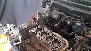 Baleno 2019 model head gasket change [upl. by Gathard]