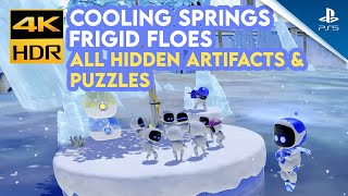 Astros Playroom Cooling Springs Frigid Floes  All Hidden Artifacts and Puzzle Pieces PS5 [upl. by Attenyl]