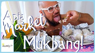 FUGALEI MARKET FOODS MUKBANG  APIA SAMOA  FAIAI PAA  MAKALELEI  SAMOAN VLOG [upl. by Ardisi]