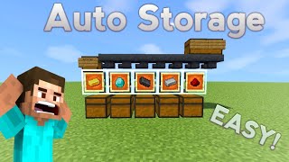 Minecraft Full Automatic Sorting System  120 [upl. by Meill]