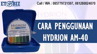 Panduan Cara Pakai Hydrion AM40 Ammonia Test Papper [upl. by Arved]