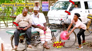 New Update Tire Puncture Prank 2022Crazy Reaction on public 07Prank [upl. by Berneta]