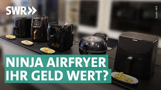 Heißluftfritteusen im Test Ninja Tefal Cosori Lidl amp Philips I Marktcheck SWR [upl. by Cicily]