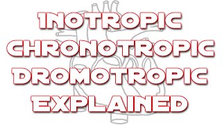 Inotropic Chronotropic And Dromotropic Explained  Something In About 5 Minutes  Medic Materials [upl. by Eciral]