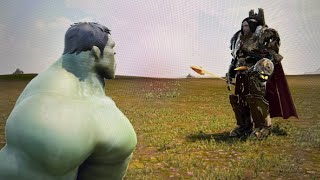 God Emperor of Mankind vs Hulk  Ultimate Epic Battle Simulator 2  UEBS2 [upl. by Damick]