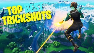 THE TOP BEST TRICKSHOTS ON FORTNITE [upl. by Ender]