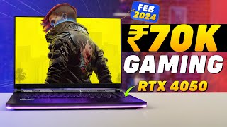 Best Gaming Laptop Under 70000🔥UNREAL Performance🔥Best Laptop Under 70000 With RTX 4050 [upl. by Ellenrahs782]