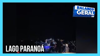 Lancha afunda em evento náutico no Lago Paranoá em Brasília [upl. by Berneta]