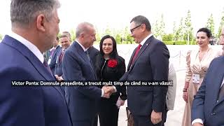 Victor Ponta a purtat un scurt dialog cu Recep Erdogan mp4 [upl. by Engle444]