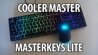 Cooler Master MasterKeys Lite  Lighting Effects [upl. by Nnaynaffit]