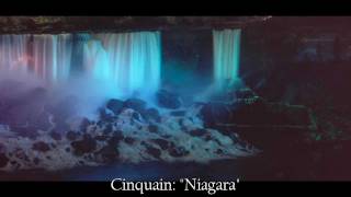 Cinquain quotNiagaraquot by Adelaide Crapsey [upl. by Ainival]