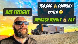 ABF ROAD Driver Weekly 💰 Pay [upl. by Darsie]