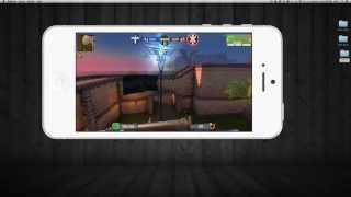 Free Multiplayer shooting game app for iPhone iPad iPod touch [upl. by Aynosal]