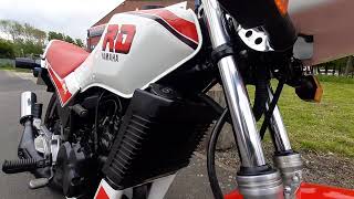 FOR SALE  1986 Yamaha RD 125 LC Walk Around [upl. by Castra744]