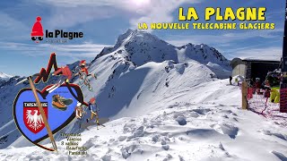 La Plagne nouvelle télécabine quotGlaciersquot [upl. by Anedal]