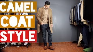 How To Wear A Camel Overcoat Formal To Casual [upl. by Gorrono186]