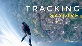 I Tried a Tracking Skydive with Chris at Sky High Skydiving Camera step Exit [upl. by Nylitak162]