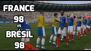 HD France 1998 vs Brésil 1998  Pour mon cher abonné quotjérémy chamleyquot Fifa 16 [upl. by Mercedes]