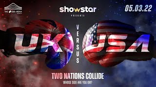 Showstar Boxing UK vs USA  Official Trailer [upl. by Modesty]