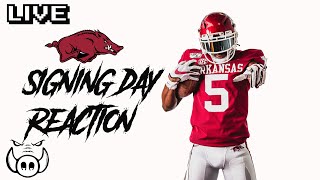 Razorback Football Signing Day Reaction [upl. by Brien]