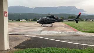 H125 Startup and Takeoff Bolzano BZO [upl. by Lynd]