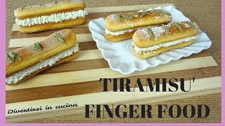 Tiramisù finger food al pistacchio  Divertirsi in cucina [upl. by Aerdnak]