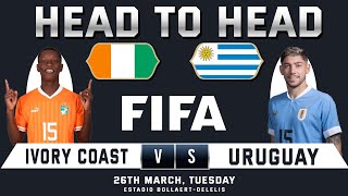 IVORY COAST vs URUGUAY  INTERNATIONAL FRIENDLY MATCH  TOTALENERGIES CAF AFRICA CUP OF NATIONS 2024 [upl. by Eugenia]