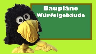 Baupläne Würfelgebäude Klasse 3 Einführung und Anwendung Mathematik Quaderergänzung berechnen [upl. by Ybba]