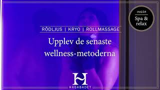 Hagabadets VitalityLab  Rödljus Kryoterapi Rollmassage [upl. by Ailssa]