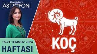 Koç burcu haftalık burç yorumu 1521 Temmuz 2024 Astrolog Demet Baltacı astroloji burçlar haber [upl. by Annil]