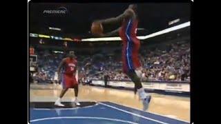 Amir Johnson Windmills the Very First Basket of His NBA Career [upl. by Cesaro54]